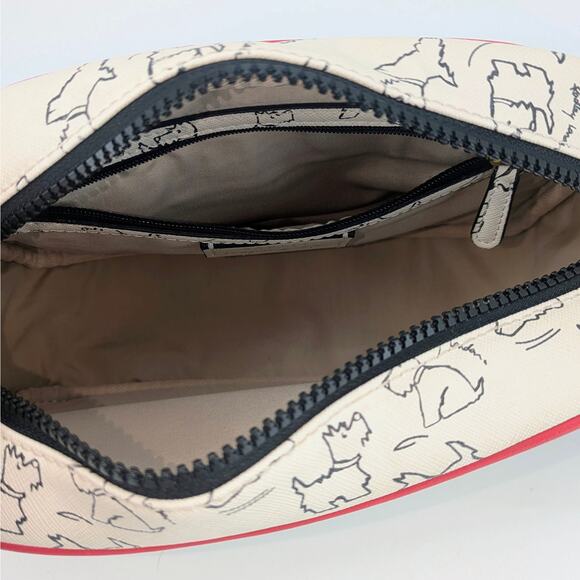 Radley London Sketch Street Crossbody Bag Scottie Dog Print Small Zippered Purse - Picture 15 of 15
